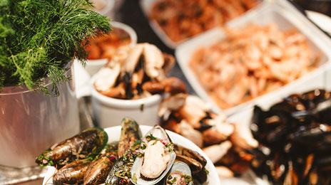 Herkullinen Äyriäisvati Happy Lobster -ravintolasta